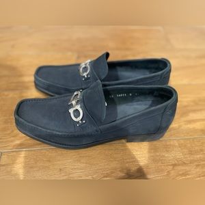 Ferragamo suede loafers, size 10